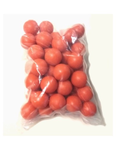 BUSTA 50pz PALLINE CALCIOBALILLA ARANCIO STD GARLANDO/FAS/ROBERTO SPORT