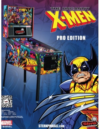 X-MEN The Uncanny PRO Stern Pinball INSIDER CONNECTED